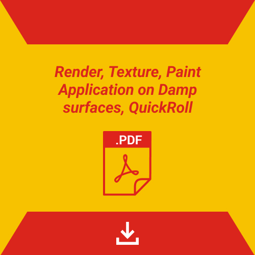 Render, Texture, Paint Application on Damp surfaces, QuickRoll