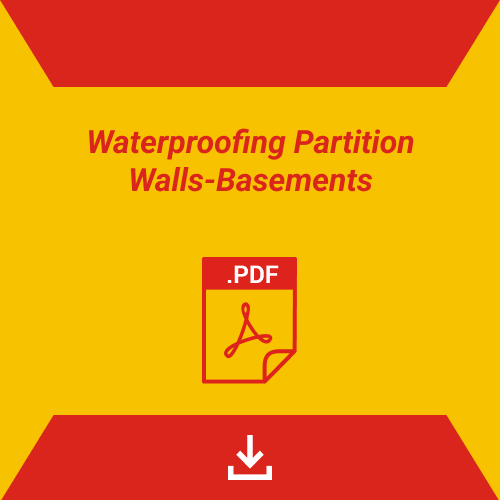 Waterproofing Partition Walls-Basements