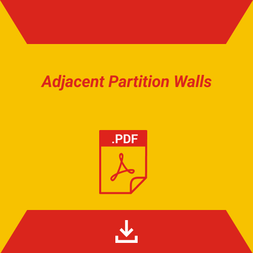 Adjacent Partition Walls