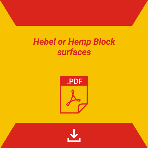 Hebel or Hemp Block surfaces