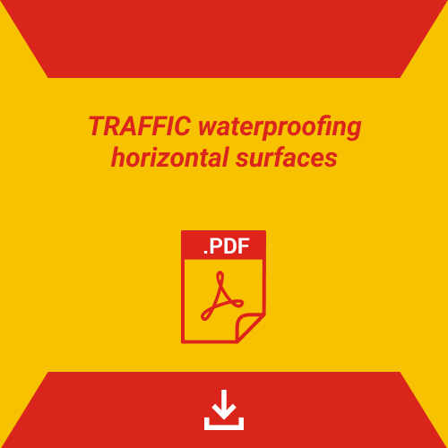 TRAFFIC waterproofing horizontal surfaces