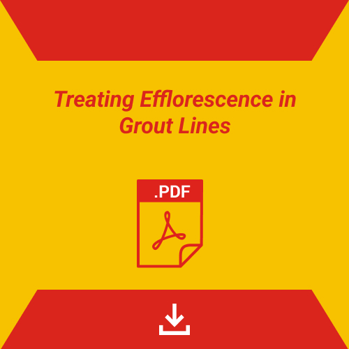 Treating Efflorescence in Grout Lines