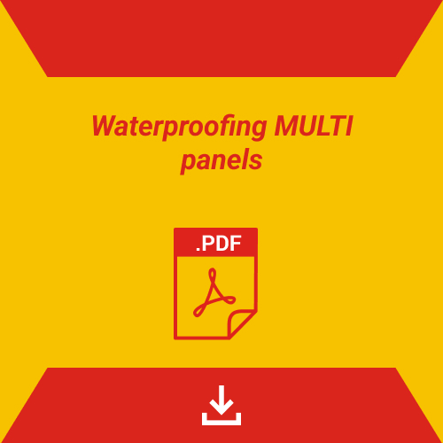 Waterproofing MULTI panels